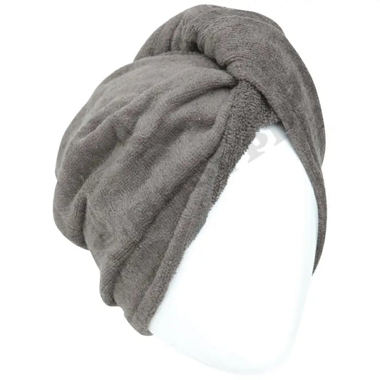 Hair Drying Towel Cap – Quick Dry, Soft & Absorbent Turban Wrap For Women | Anti-Frizz Hair Wrap Towel For Bathroom & Salon Use (Random Color) | Pack Of 1