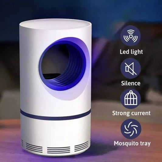 Mosquito Killer Lamp – Electric Shocker USB LED Trap | Fly & Insect Repellent Light (Big Size)