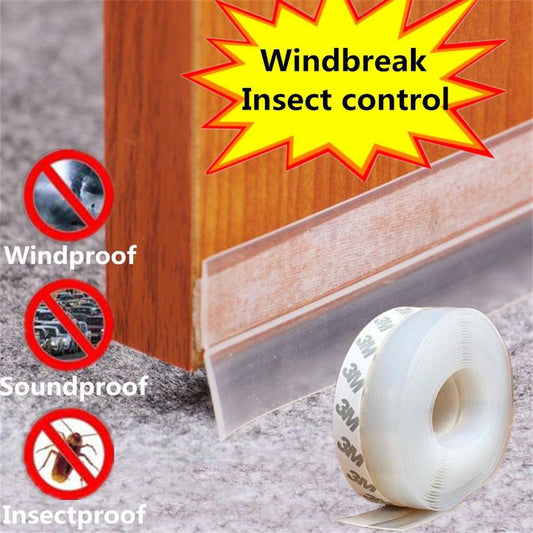 5 Meter Door Seal Tape – Strong Adhesive Weatherproof Strip for Doors & Windows | Soundproof, Dustproof, Anti-Draft & Easy Installation