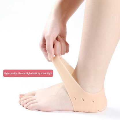 Pair of half Heel Pain Anti Crack Silicone Set - Anti Crack  For Pain Relief Unisex With Box