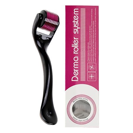 Derma Roller 540 Titanium Needle (0.5mm) Facial & Hair Therapy Microneedle Hair Regrowth Beard Growth Anti Hair Loss Treatment Thinning